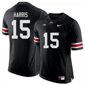 NCAA Ohio State Buckeyes Men's #15 Jaylen Harris Black Nike Football College Jersey IAW4545PW